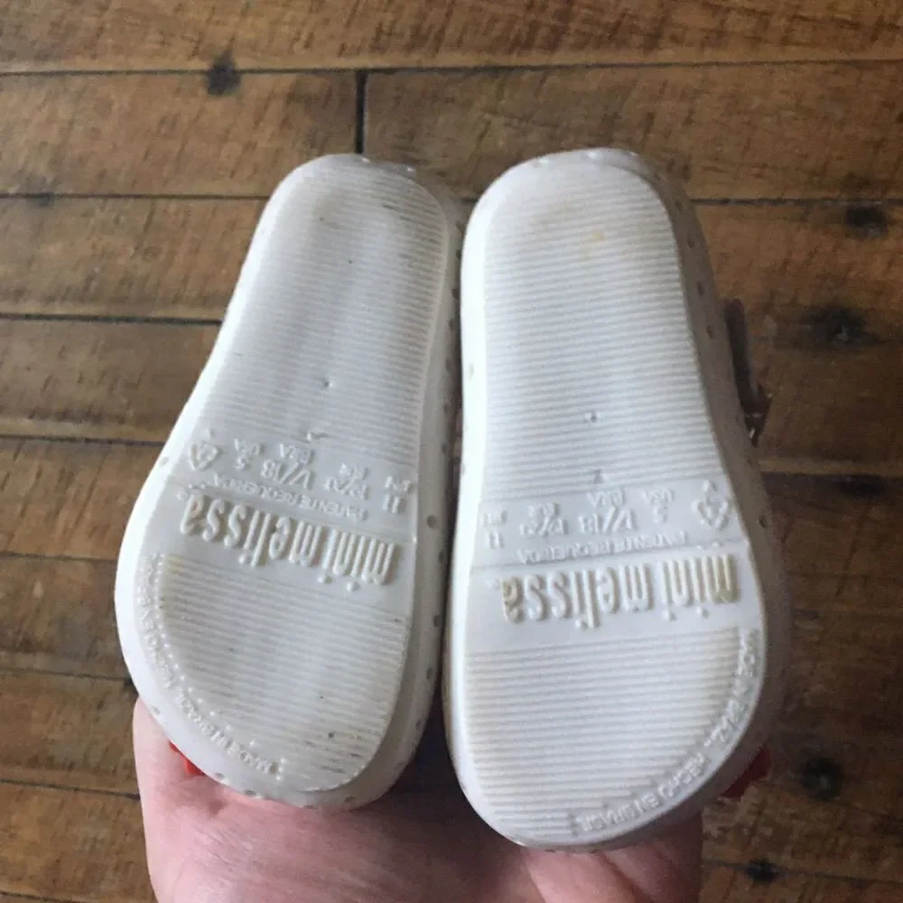 Mini Melissa tan rubber